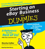 Coperta “Starting an E-Bay Business for Dummies”