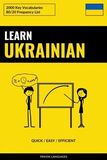 Coperta “Learn Ukrainian - Quick / Easy / Efficient”
