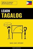 Coperta “Learn Tagalog - Quick / Easy / Efficient”