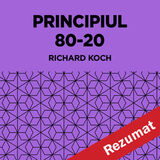Coperta “Principiul 80-20 - rezumat”