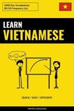 Coperta “Learn Vietnamese - Quick / Easy / Efficient”