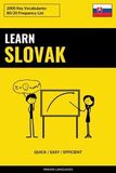 Coperta “Learn Slovak - Quick / Easy / Efficient”