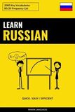 Coperta “Learn Russian - Quick / Easy / Efficient”
