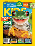 Coperta “ȚOP si OAC! Broaștele descurcărețe din jungla tropicală (Revista NG Kids 5 / martie 2021)”