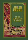 Coperta “Jules Verne. Cinci săptămâni în balon”